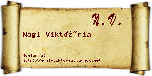 Nagl Viktória névjegykártya